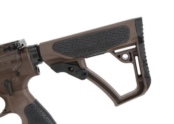 The Daniel defense MK18 AR-15 has an enhanced lower receiver with flared magazine well